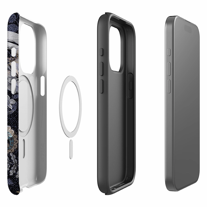 Smooth Edge Design Carbon Fiber iPhone MagSafe Tough Case -  Belsay