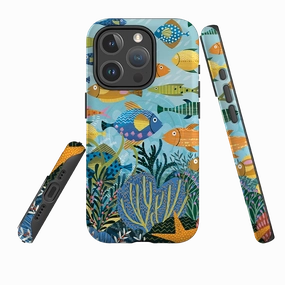 iPhone MagSafe Tough Case - Beneath The Waves II By Ali Brookes Light Form