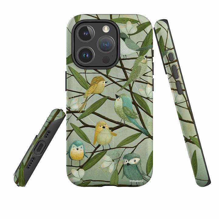 Smooth Design iPhone MagSafe Tough Case -  Birds By Maja Lindberg