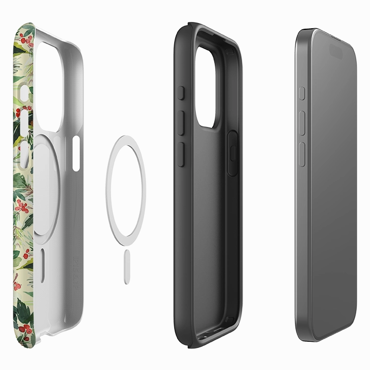 iPhone MagSafe Tough Case - Blossom For Xmas II soft look
