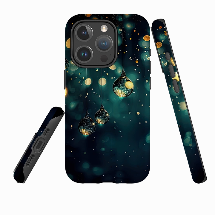 iPhone MagSafe Tough Case - Blue Drips II Soft Detail