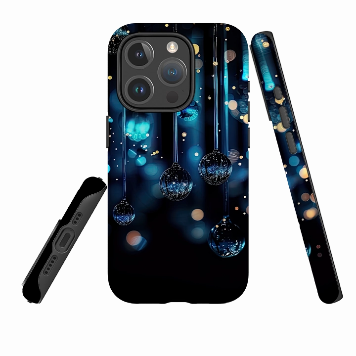 iPhone MagSafe Tough Case - Blue Drips Premium Surface