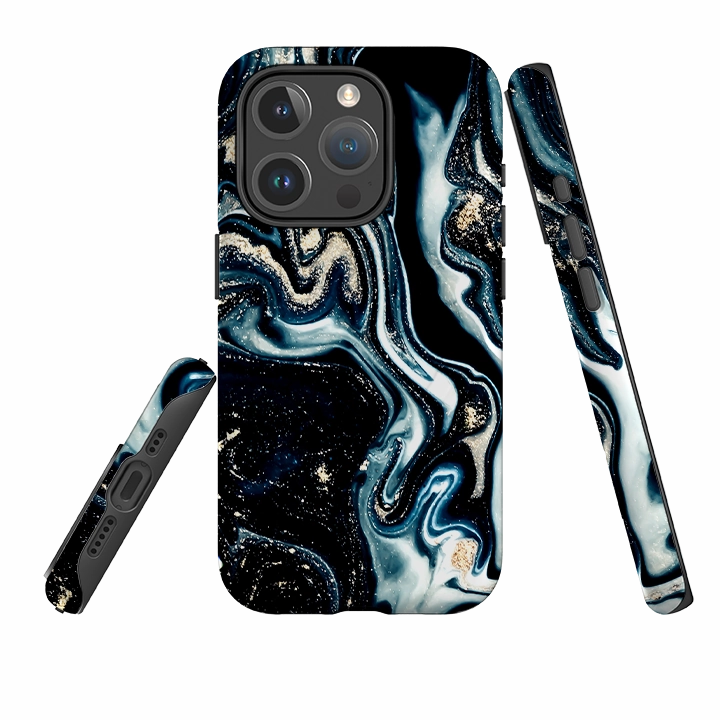 Protective Texture Layer iPhone MagSafe Tough Case -  Blue Royalty