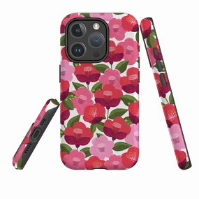 iPhone MagSafe Tough Case -  Camellia I By Ali Brookes Matte Texture Surface