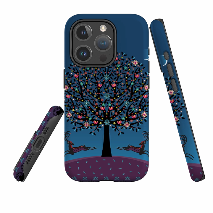 iPhone MagSafe Tough Case -  Card By Patternista Shock Absorber Smooth Form Texture