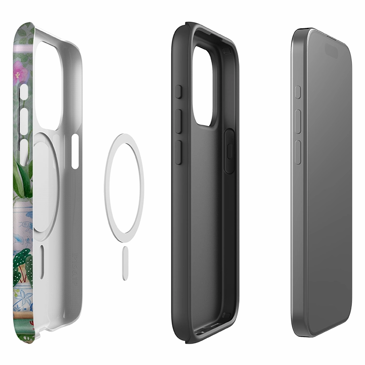 iPhone MagSafe Tough Case - Cat in Window By Bex Parkin Durable Surface Design