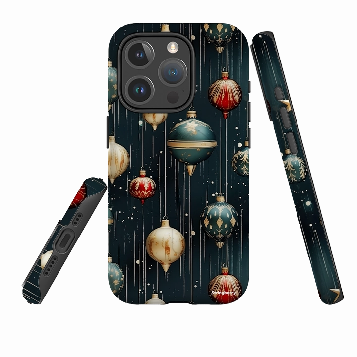 Durable Build Quality Phone Accessory iPhone MagSafe Tough Case -  Christmas Baubles