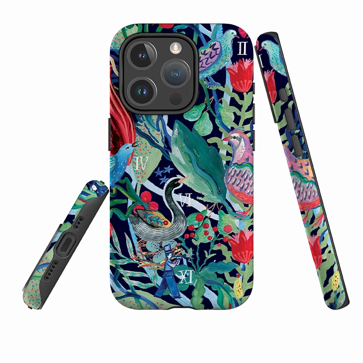 Ergonomic Shape Lightweight Feel iPhone MagSafe Tough Case - Christmas Days I By Emma Frances Grant