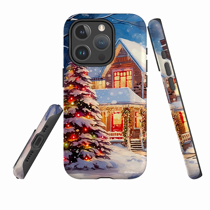 Matte Layer Matte Edge iPhone MagSafe Tough Case -  Cold In December II