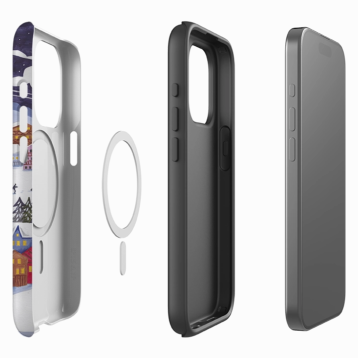 iPhone MagSafe Tough Case - Courchevel By Caroline Bonne Muller Shock Cushion Classic Look