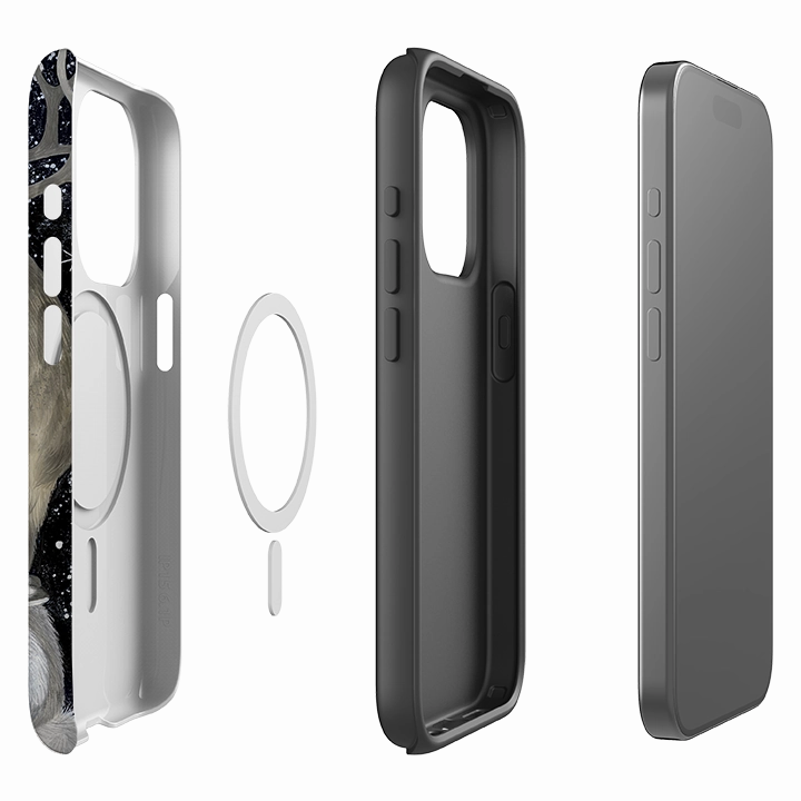 Luxury Detail Texture Lightweight texture iPhone MagSafe Tough Case -  Creatures Of The North By Bex Parkin