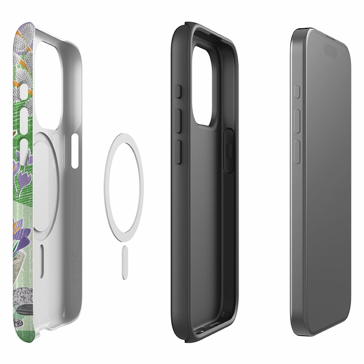 iPhone MagSafe Tough Case -  Crocus By Liane Payne Subtle design