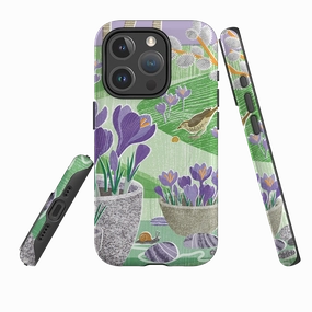 Comfort Edge Texture Fashion Touch iPhone MagSafe Tough Case -  Crocus By Liane Payne