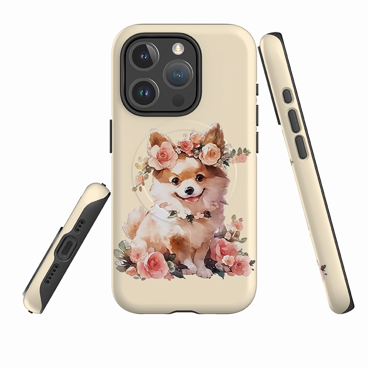 Luxury Detail iPhone MagSafe Tough Case - Cute Dog A