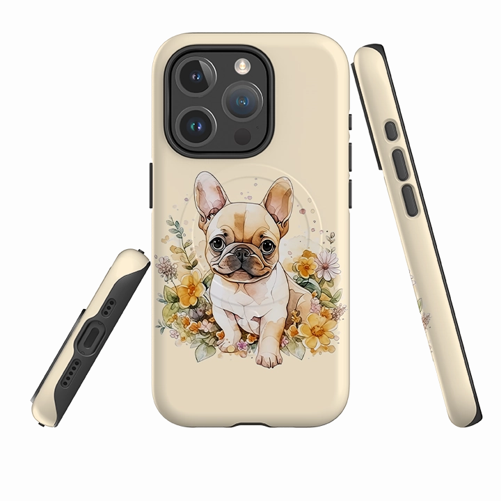 Clear Pattern iPhone MagSafe Tough Case - Cute Dog C