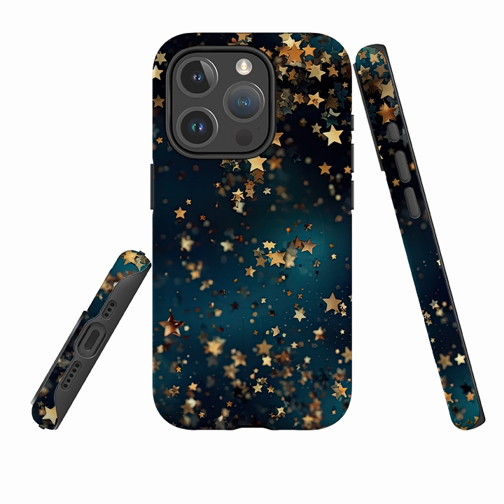iPhone MagSafe Tough Case - Dark Stars IV Unique Texture Polished Surface Texture