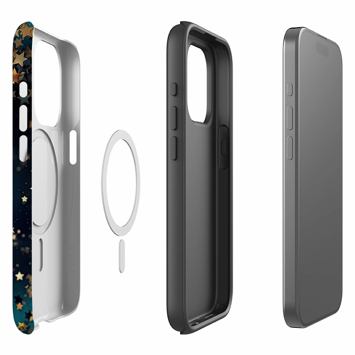 iPhone MagSafe Tough Case - Dark Stars IV Hybrid Edge Finish