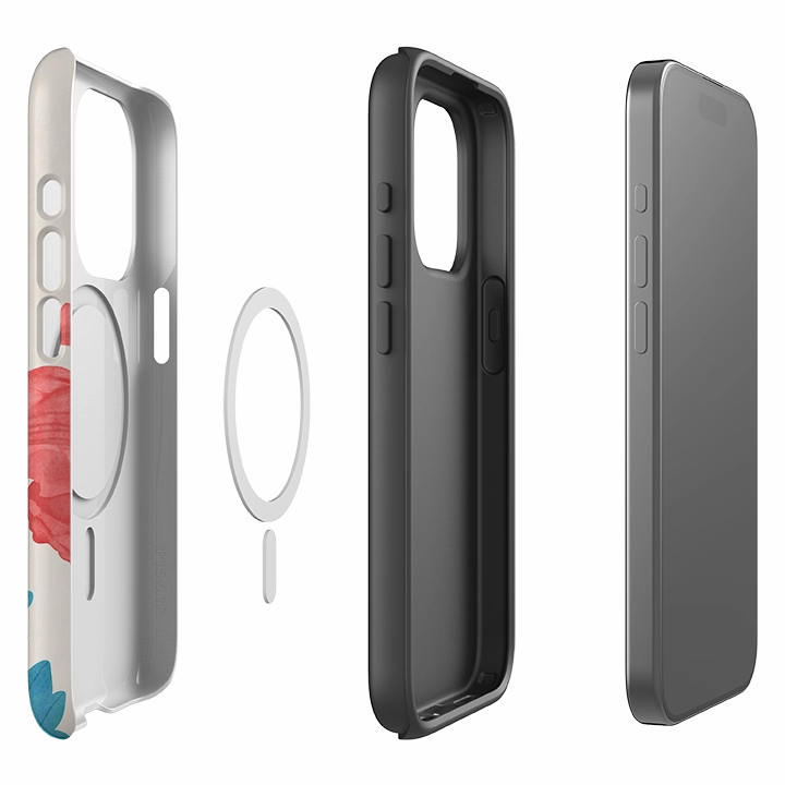 Travel Ready Glossy surface iPhone MagSafe Tough Case - Demeter By Nina Pace