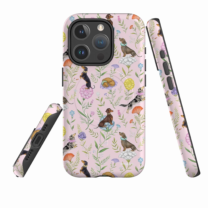 iPhone MagSafe Tough Case -  Doxy Day Afternoon Petal By Catherine Rowe Color Accent