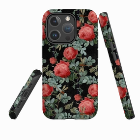 Comfort Build iPhone MagSafe Tough Case -  Dragons and Roses