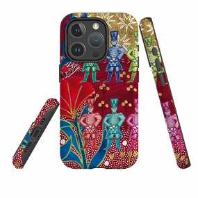 iPhone MagSafe Tough Case - Drummers Drumming By Emma Frances Grant Comfort Texture Comfort Style