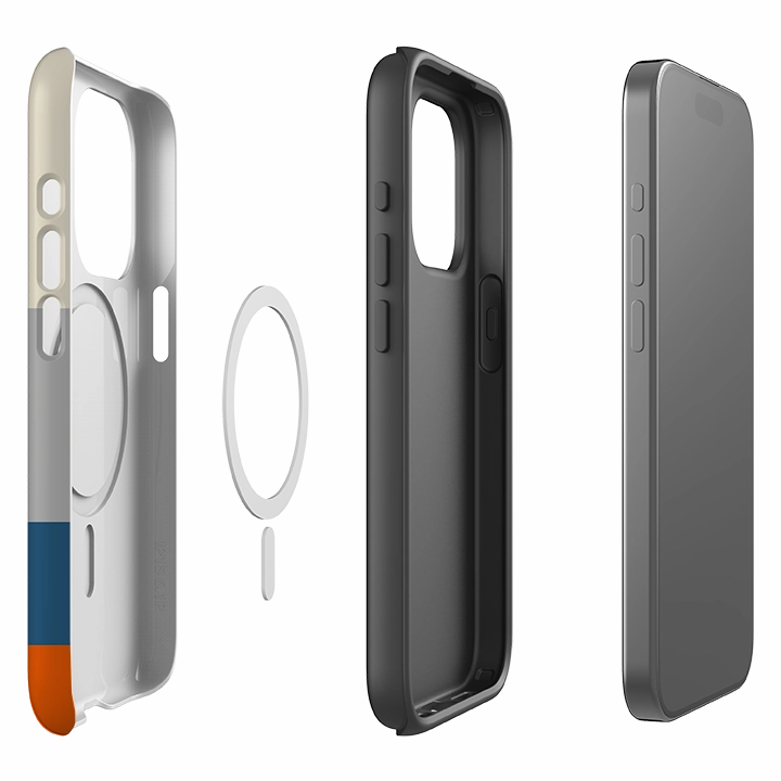 iPhone MagSafe Tough Case -  Dubai Chroma Vivid Surface Smooth Layer