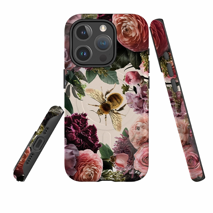 iPhone MagSafe Tough Case -  Entice Dark Matte Design Texture high quality build