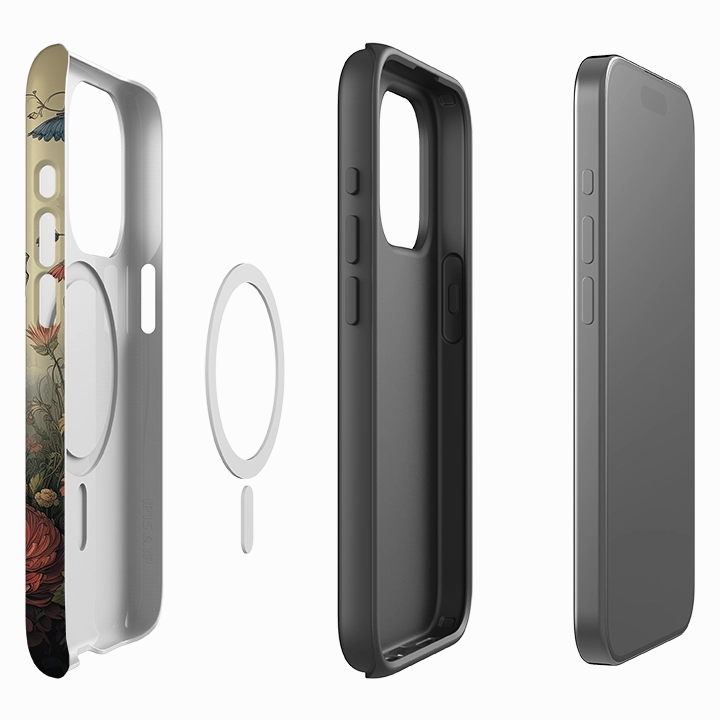 iPhone MagSafe Tough Case - Fairy Magic II Light Frame Hybrid Finish