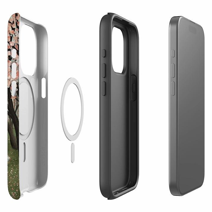 Minimal Edge Design Full Coverage iPhone MagSafe Tough Case - Fallin By Maja Lindberg