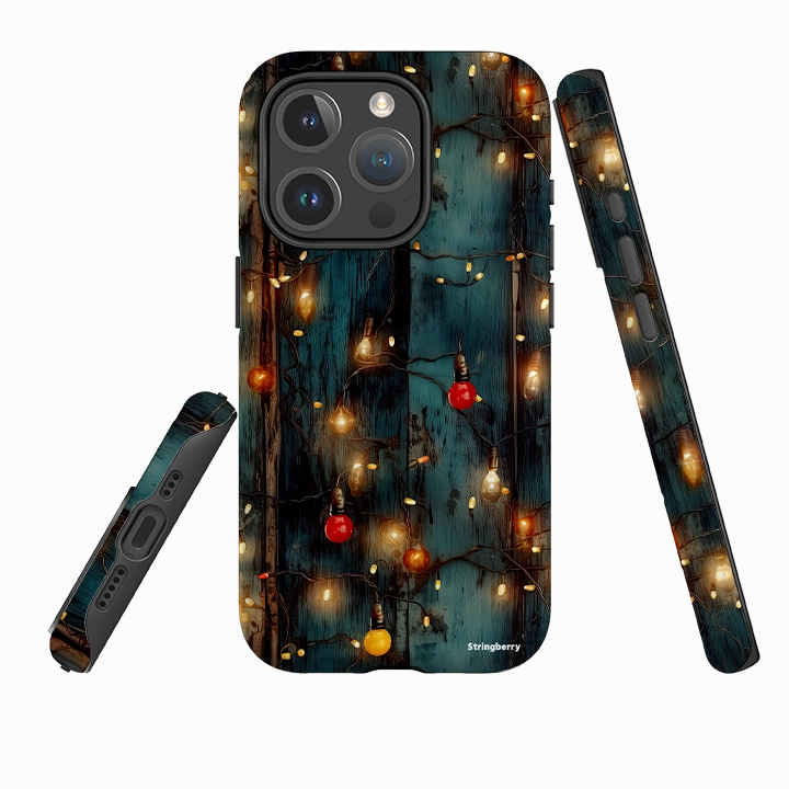 iPhone MagSafe Tough Case -  Festive Lights III Minimal Grip