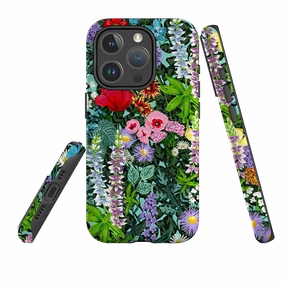 Textured Finish iPhone MagSafe Tough Case - Floral I By Abby Jacobs