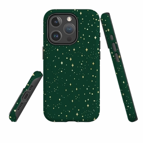 iPhone MagSafe Tough Case -  Forest Green Cosmos Lightweight Grip