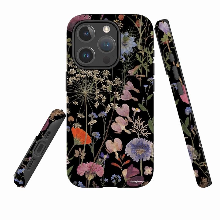 Hybrid Finish Texture iPhone MagSafe Tough Case -  Full Bloom By Helen Ahpornsiri