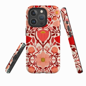 Soft Interior iPhone MagSafe Tough Case -  Full Bloom By Nina Pace