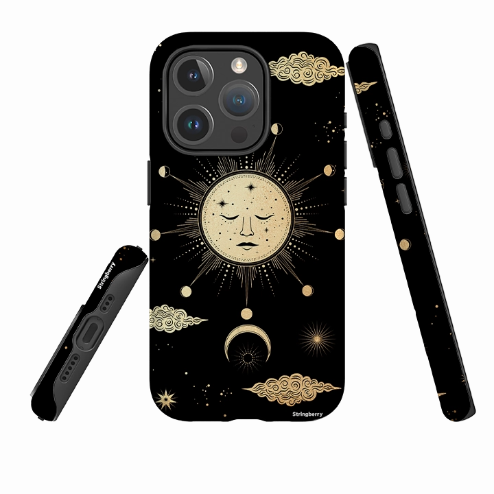 Anti glare Hybrid Grip Finish iPhone MagSafe Tough Case -  Full Moon