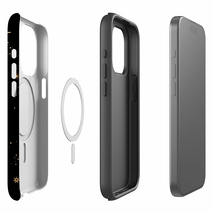 Flexible Detail Design Ultra Slim iPhone MagSafe Tough Case -  Full Moon