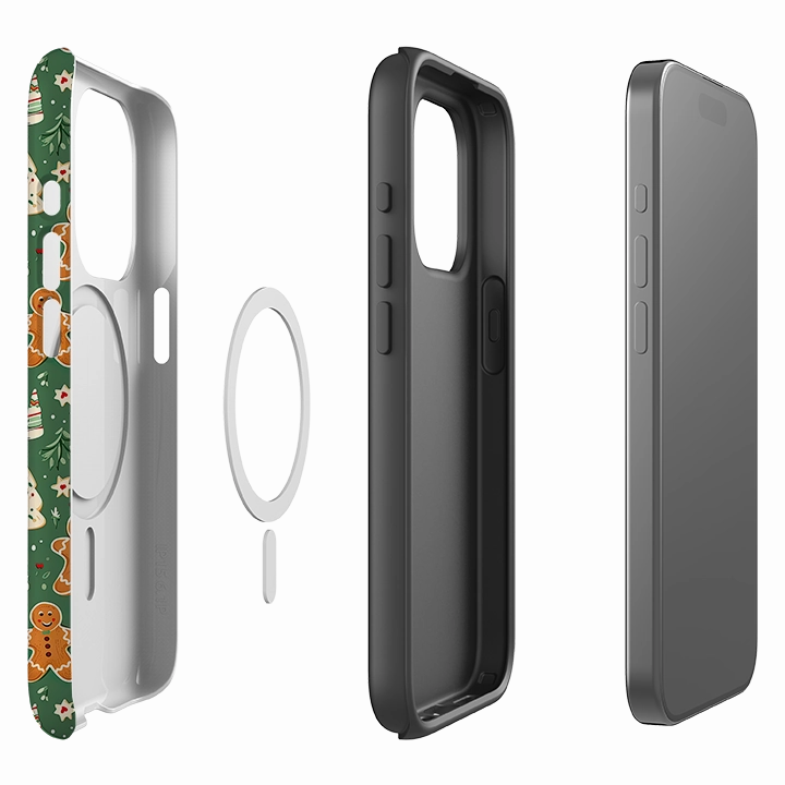 iPhone MagSafe Tough Case -  Ginger Bread Xmas II Stylish Texture