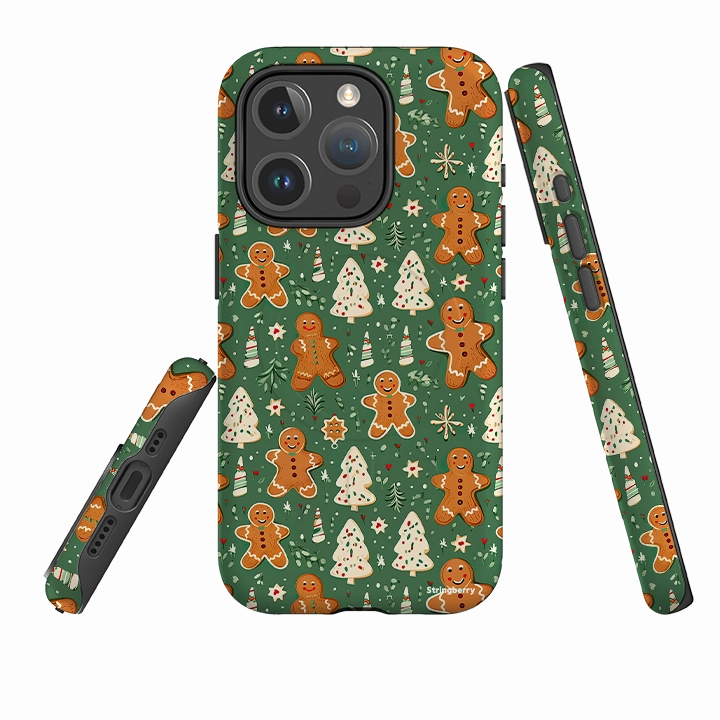 iPhone MagSafe Tough Case -  Ginger Bread Xmas II Modern Detail
