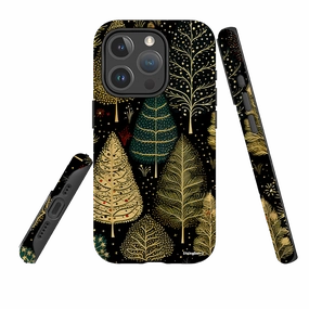 Comfort Edge iPhone MagSafe Tough Case -  Golden Xmas Trees