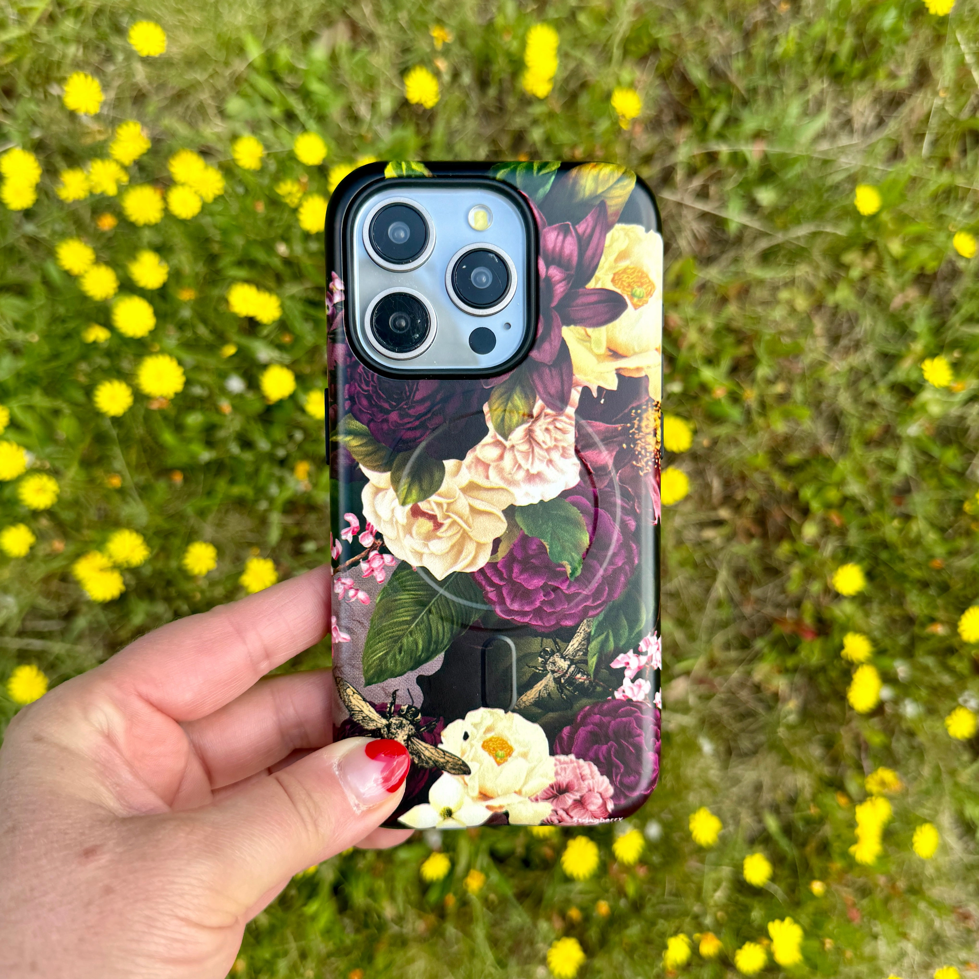 iPhone MagSafe Tough Case -  Grace Rugged Look Finish Durable Protection Layer