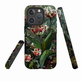 iPhone MagSafe Tough Case - Green Vyne Garden Flexible Grip Form Light Touch