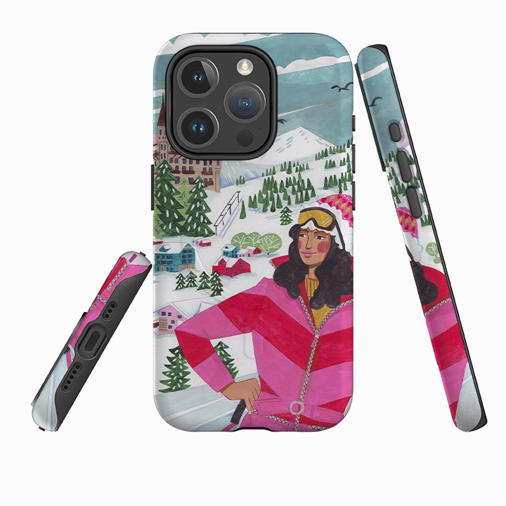 Durable Edge Finish iPhone MagSafe Tough Case - Gstaad By Caroline Bonne Muller