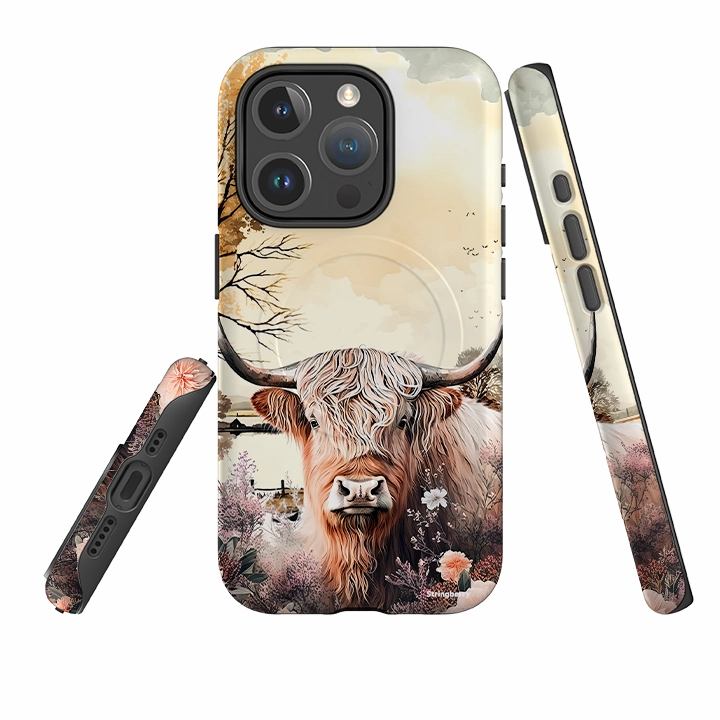 iPhone MagSafe Tough Case - Highland Cow IV Fashion Choice