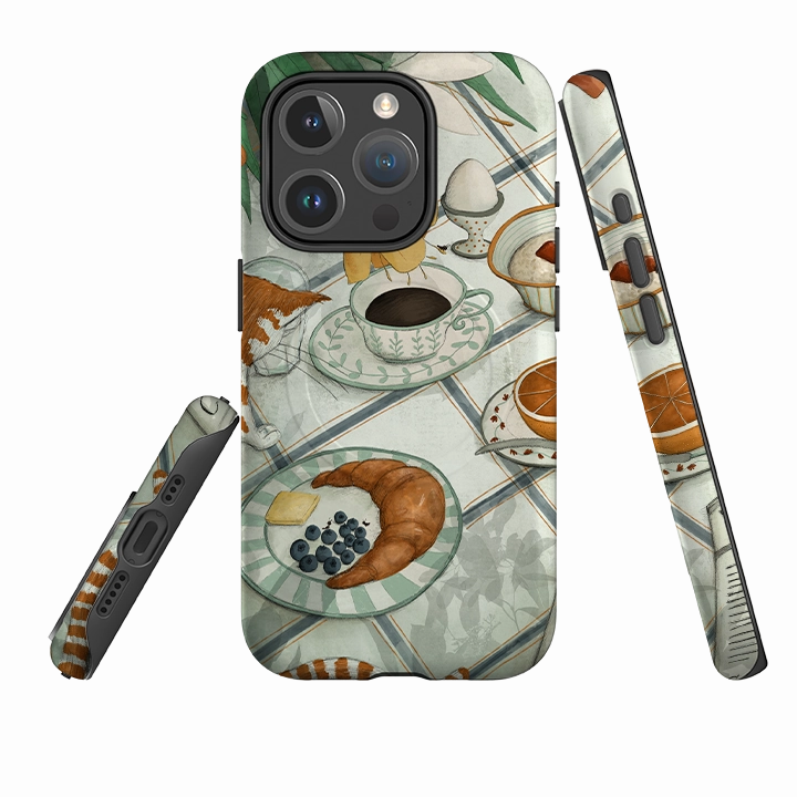 iPhone MagSafe Tough Case - Hungry Friends By Maja Lindberg Minimal Surface