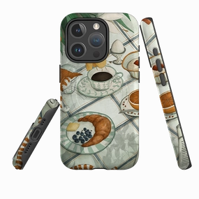 iPhone MagSafe Tough Case - Hungry Friends By Maja Lindberg Minimal Surface