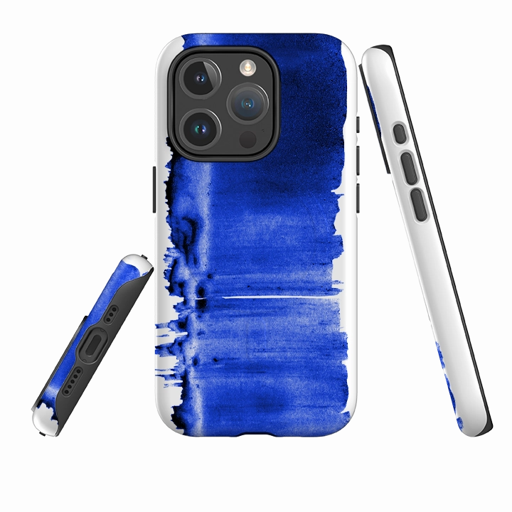 Protective Fit Durable Pattern Texture iPhone MagSafe Tough Case -  Ink By Kitty Joseph