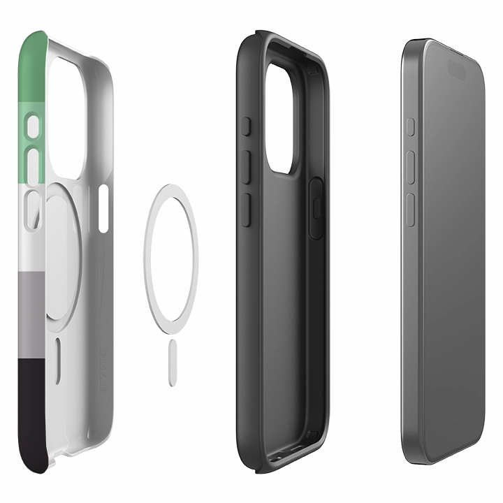 Premium Edge iPhone MagSafe Tough Case -  Irvine Chroma