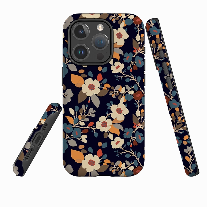 iPhone MagSafe Tough Case -  Jazz Floral III Comfort Texture Layer