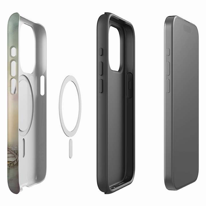 iPhone MagSafe Tough Case -  Kingsbridge Hybrid Pattern Design