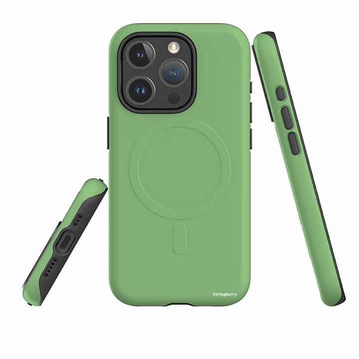 iPhone MagSafe Tough Case -  Kyoto Green Hybrid Edge Finish